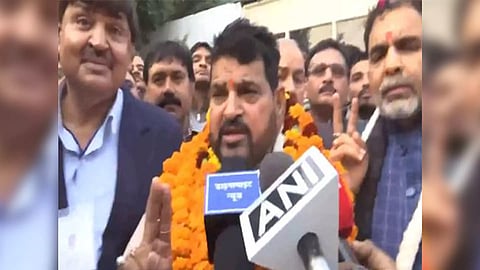 Brij Bhushan Singh, the former president of WFI (ANI)