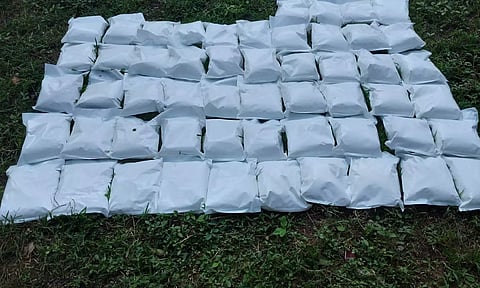 Contraband seized by NCB officials&nbsp;&nbsp;