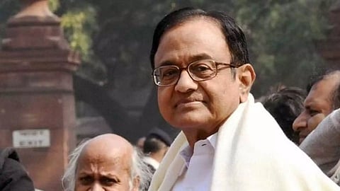&nbsp;Former Union minister P Chidambaram