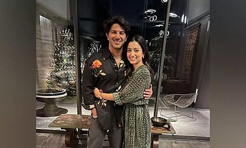 Dulquer Salmaan with wife his Amaal (Photo: Instagram)