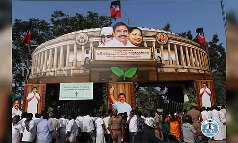 Visuals from the AIADMK General Council meeting at Vanagaram. (Photo credit: Hemanathan M)