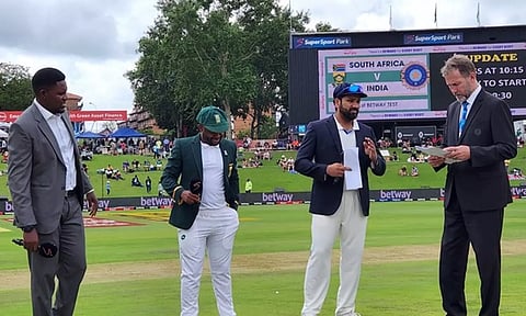 South Africa captain Temba Bavuma and India skipper Rohit Sharma (Photo: BCCI/ X)