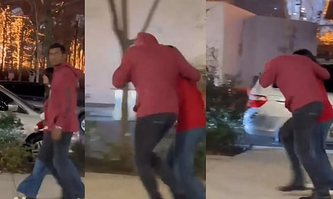 Screengrab of the viral Vishal video.