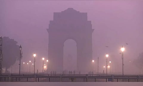 Dense fog witnessed in Delhi (ANI)&nbsp;