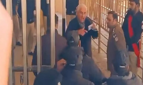 Pakistan Tehreek-e-Insaf Vice Chairman Shah Mehmood Qureshi (ANI)