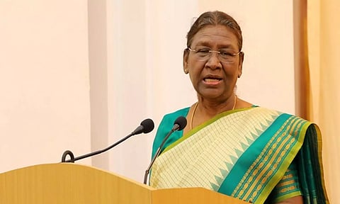 President Droupadi Murmu&nbsp; (ANI)