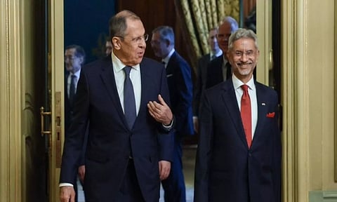 Russian Foreign Minister Sergey Lavrov, External Affairs Minister S Jaishankar (ANI)