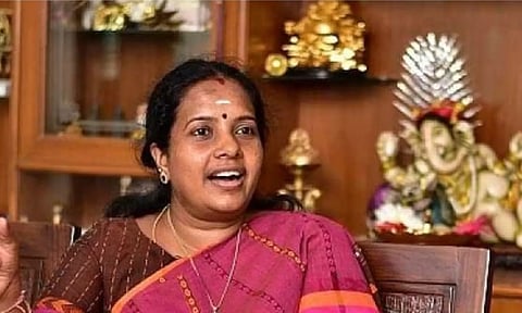 BJP National Mahila Morcha president Vanathi Srinivasan&nbsp;