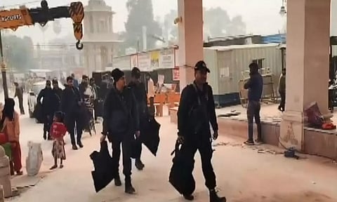 Security personnel preparing for January 22 event next month (ANI)