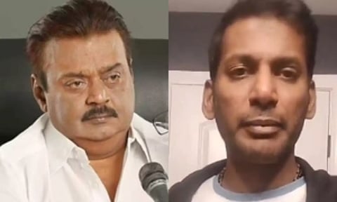 Vishal pens heartfelt note in honour of 'Captain' Vijayakanth