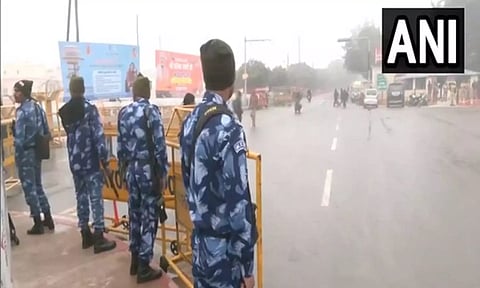 Visuals from Ayodhya, Uttar Pradesh. (ANI)