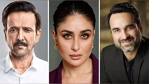 K K Menon, Kareena Kapoor and Pankaj Tripathi (X)