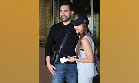 Actor Arbaaz Khan &amp; make-up artiste Sshura Khan (IANS)