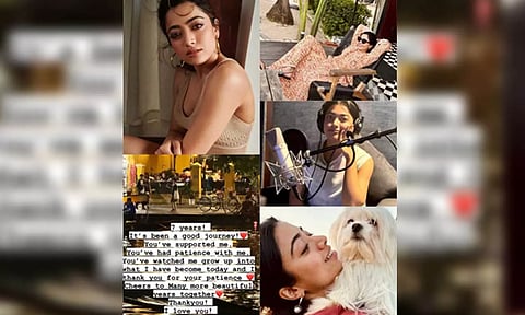 Stills from Rashmika's Instagram (IANS)