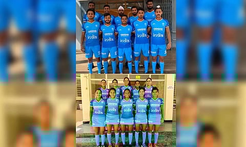 Indian Men’s and Women's Hockey Teams (IANS)