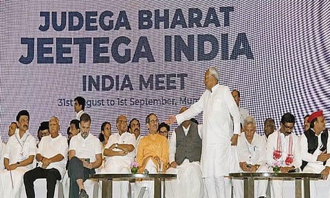 INDIA bloc meeting in Mumbai. (ANI)