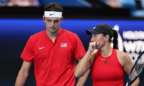 Taylor Fritz and Jessica Pegula