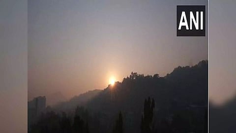 First sunrise of the year 2024 from Guwahati (Photo/ANI)