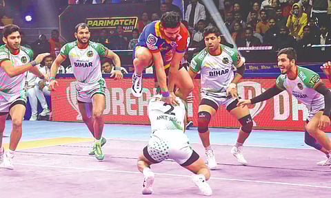 Action during Patna Pirates and UP Yoddhas