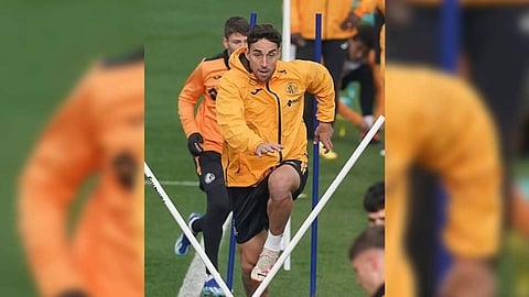 La Liga during training session (Photo/IANS)