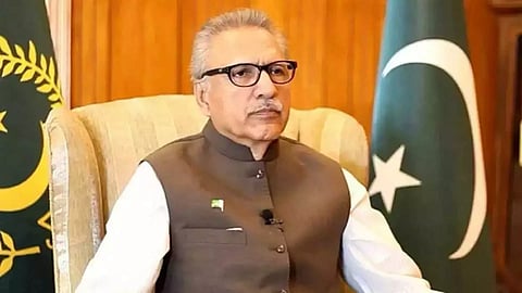 Pakistan president Alvi&nbsp;