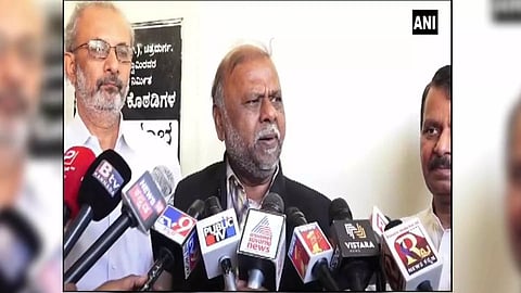 Former Karnataka Minister and Congress leader H Anjaneya (ANI)