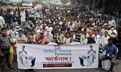 Visuals from the strike (IANS)