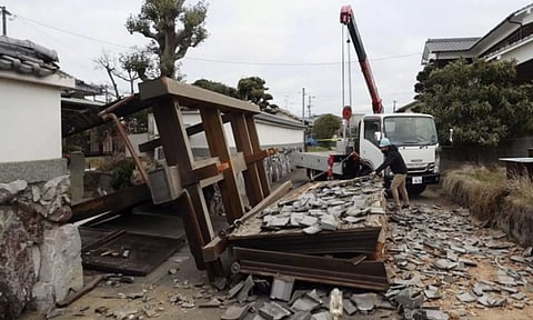 Damage caused by earthquake in Japan (Reuters)