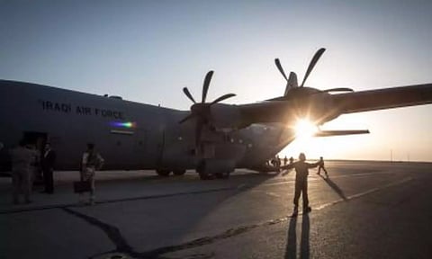 An Iraqi Shia militia  responsibility for launching attacks on US military bases in Iraq and Syria.