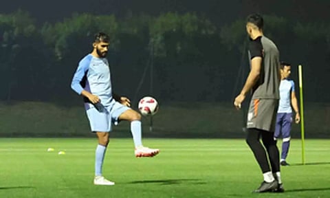 Indian Football Team training (IANS)