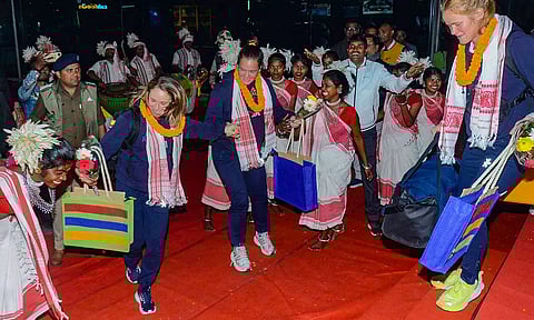 &nbsp;USA women team (PTI)