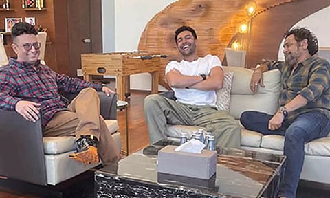 Kartik Aaryan, Bhushan Kumar, Anees Bazmee (Instagram)