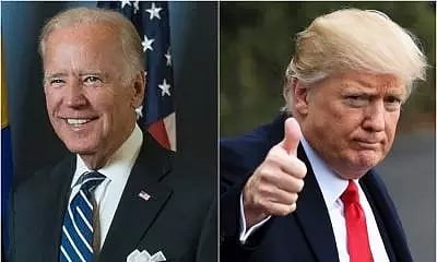 &nbsp;Joe Biden, Donald Trump