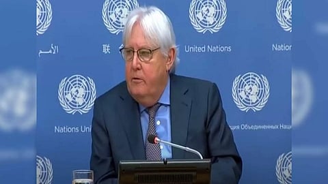 Martin Griffiths, Under Secretary-General of the United Nations for Humanitarian Affairs (Photo/ANI)