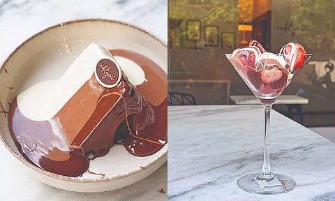 Signature chocolate indulgence; Strawberry indulgence