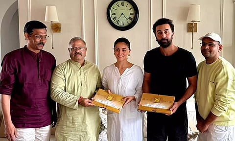 Actors Ranbir Kapoor and Alia Bhatt get an invitation to the Ram temple consecration ceremony. (ANI)