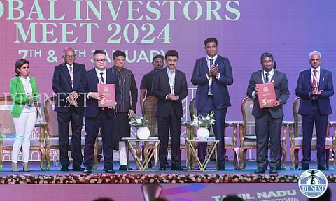 CM Stalin at the State's Global Investors Meet (GIM) 2024 in Chennai (Photo: Justin George)