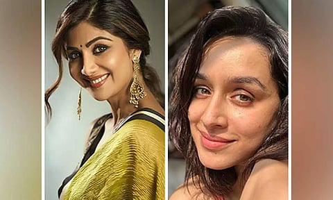 Actors Shilpa Shetty and Shraddha Kapoor (ANI)