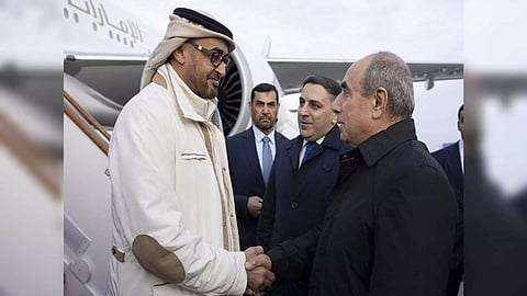UAE President arrives in Azerbaijan on official visit (Photo: WAM)