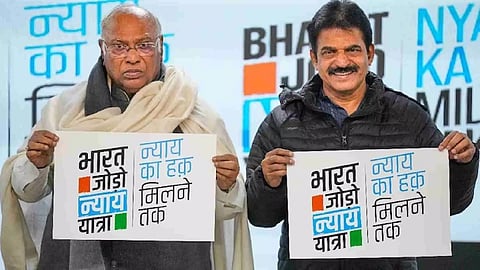 Kharge with KC Venugopal