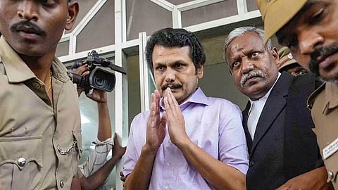 &nbsp;Jailed minister V Senthilbalaji