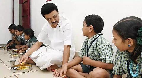 CM Stalin with students