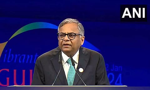 Chairman of Tata Sons Natarajan Chandrasekaran (ANI)