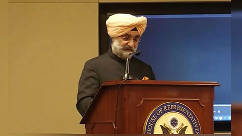 Indian envoy to the US, Taranjit Singh Sandhu at the ‘Ramayana across Asia and Beyond’ event in Washington (ANI)