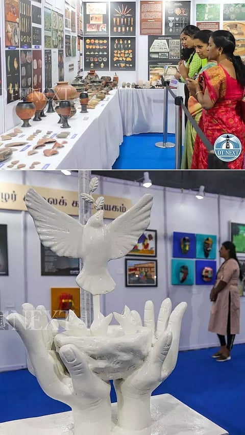 As part of the  Non-Resident Tamils Day celebration, UNHCR have curated an exhibition displaying artistic talents of Sri Lankan Tamils.