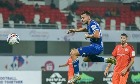 Murray netted the equaliser for Chennaiyin in the 81st minute (Photo: Chennayin FC)