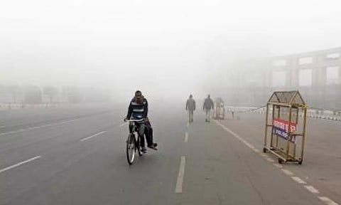 The chill factor led to drop in day and night temperatures in Lucknow. (PTI)