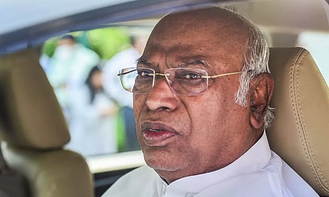 Congress president Mallikarjun Kharge (PTI)