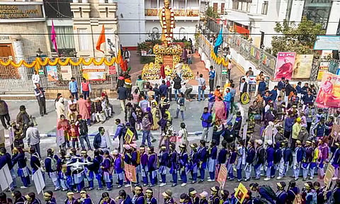 Public gathering to celebrate Swami Vivekananda's birth anniversary (PTI)