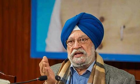 Union Minister Hardeep Singh Puri (PTI)